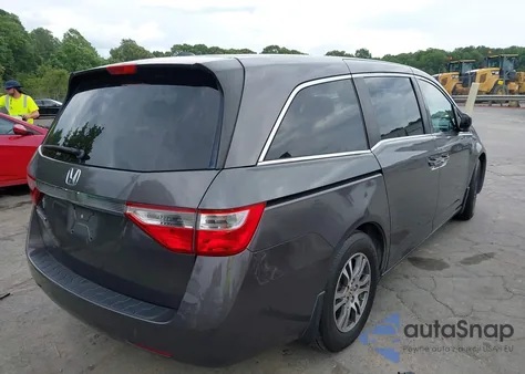 2011 Honda Odyssey Ex-L из США, поврежденный, VIN 5FNRL5H61BB104540